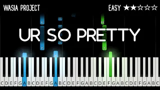 Wasia Project - ur so pretty (From Heartstopper) - EASY Piano Tutorial
