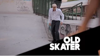 Velhinho quebra tudo no skate