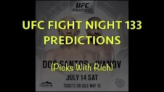 UFC Fight Night 133 - Dos Santos vs Ivanov Fight Predictions