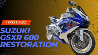 Rebuilding An Abandoned Suzuki GSXR 600 (LOTS OF NEW PARTS)