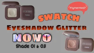 Swatch Eyeshadow Glitter Novo