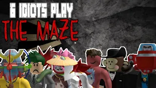 6 Idiots Lost in a Cave | Roblox The Maze