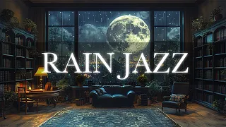 Sleep Jazz Instrumental Music ~ Healing and Stop Overthinking ~ Rain BGM for Sleep, Study, Work