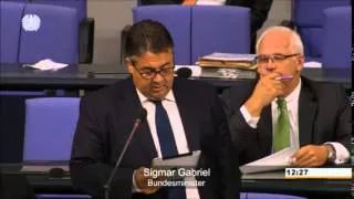 Sigmar Gabriel und die "Zerschlagung" von Google (+ Zwischenrufe)