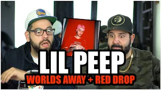 Lil Peep - worlds away + red drop shawty (feat. kirblagoop) *REACTION!!