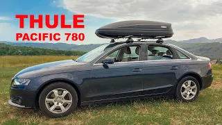 Cutie portbagaj THULE PACIFIC 780 Aeroskin Dual Side. Impresii după vacanța din Gracia