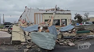 03-15-2024 Lakeview / Indian Lake, Ohio - Tornado Damage - Homes and Businesses Damaged, Clean Up