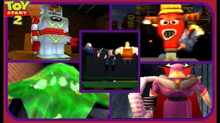 Toy Story 2: Buzz Lightyear to the Rescue: All Miniboss/Boss Encounters - No Damage!!