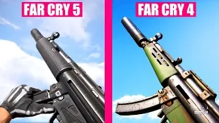 FAR CRY 5 vs FAR CRY 4 - Weapons Comparison