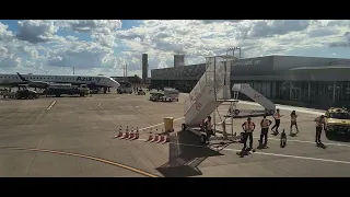 aproximação e pouso no aeroporto de Campo Grande MS