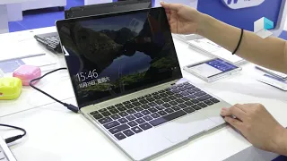 Weiheng and Inventech laptop with Qualcomm Snapdragon 850 and ultra narrow bezel on 3 sides