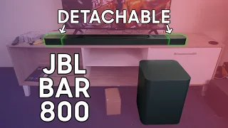 Detachable rear-channels! JBL Bar 800 overview!