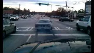 79 camaro doing a burnout