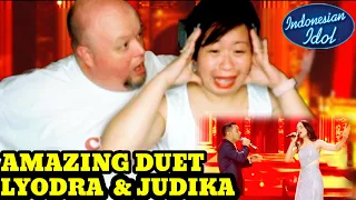 LYODRA & JUDIKA "THE PRAYER" || INDONESIAN IDOL || FILIPINO-AMERICAN COUPLE REACTION