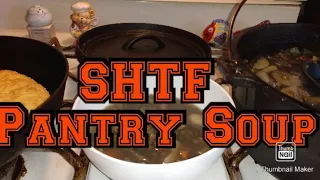 SHTF Pantry Meal ~ Cast Iron Cooking