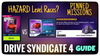 Asphalt 9 | Drive Syndicate 4 | Gemera DS | Drive Syndicate Guide | Pinned Missions | Hazard Levels