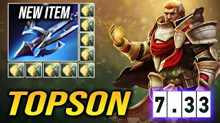 Topson - Omniknight Mid 7.33 Harpoon Build | Dota 2 Pro Gameplay [Learn Top Dota]