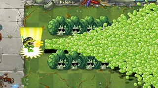 PvZ 2 Challenge - 50 Plants Level 1 Power Up Vs Mecha Football Zombie Level 15