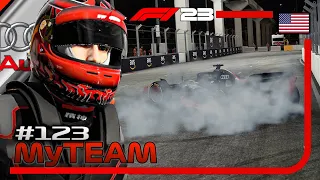 Durch 1000 IQ MOVE zum SIEG?! - Audi F1 23 MyTeam Karriere #123 🇺🇸