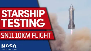 Full Replay: Starship SN11 test flight from a foggy Boca Chica, Texas