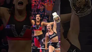 Ronda Rousey and Shayna Baszler are the NEW WWE Women’s Tag Team Champions!