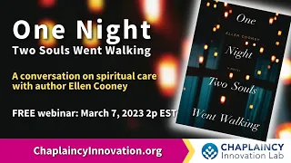 Ellen Cooney, One Night Two Souls Went Walking: A Conversation with the Author