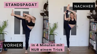 Spagat im Stand - dieser Trick garantiert