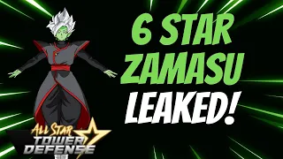 6 Star Zamasu LEAKED in Roblox All Star Tower Defense!