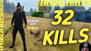 @Alpha ff 💞32 kills Solo vs Squad rank game world record😲😲i am Unstoppable 🔥👍👍