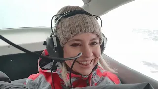 Cessna-182 Зимний полет или давайте сделаем воздушную яму.