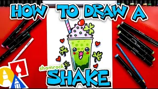 How To Draw A Funny Shamrock Shake