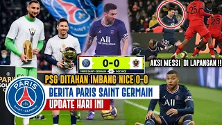 PSG DITAHAN IMBANG 0-0🥶AKsi Messi Dilapangan Hijau😍Penyerahan Balon D'Or Ke Messi🏆PSG Wajib Berbenah