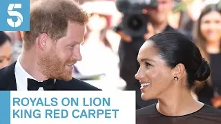 Meghan Markle and Prince Harry meet Beyonce and Jay-Z at Lion King premiere | 5 News