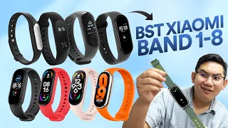 Mi Band từ 1 - 8 từ 2015 - 2024 : Bộ sưu tập của mình! ( Mi Band Evolution)