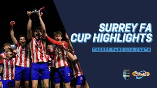 Dorking Wanderers 3 - 0 Esher Youth | Wanderers beat a battling Esher to win the Thorpe Park U16 Cup