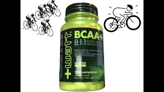 BCAA e utilizzo nel ciclismo: utilizzo e recensione della formula 8:1:1 +Watt