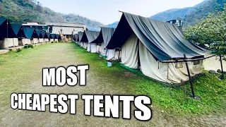 THE CHEAPEST TENT IN RISHIKESH WITH MULTIPLE FACILITIES