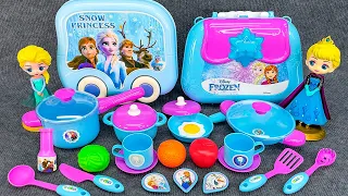 65 Minutes Satisfying with Unboxing Frozen Elsa Kitchen Playset, Disney Toys Collection | ASMR