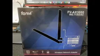 Unboxing da Placa de Rede wi-fi FV-AX3000 da Fenvi