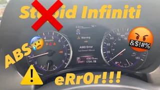 😩ABS FAULT 2014-2021 Infiniti Q50 | AWD Error code | Chassis Control System Error?