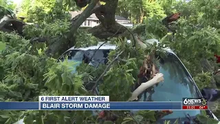 Nebraska overnight storms bring funnel clouds, tornado sirens, fallen trees