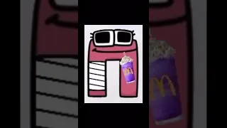 Lowercase Russian alphabet lore but they drink the grimace shake (part 2)