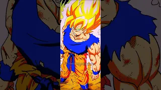 Goku goes super saiyan for first time #edit #dbz #shorts