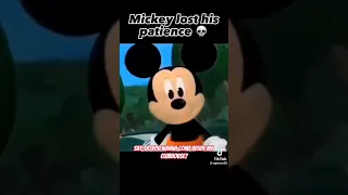 Mickey Mouse lost his damn patience 💀 #shorts #meme