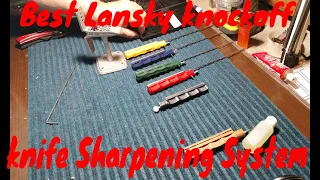lansky knockoff, knife sharpening,for camping buscraft, survival ,axe,hatchet