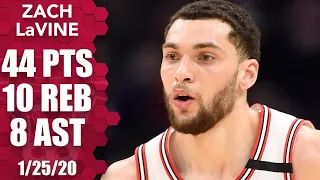 Zach LaVine drops 44 points, including 27 in the first half, vs. Cavaliers | 2019-20 NBA Highlights