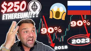 😱 КАК СИЛЬНО УПАДЕТ ЭФИРИУМ!! [250 ДОЛЛАРОВ В 2023 ГОДУ!!???] ПРОГНОЗ ЦЕНЫ ETH // ПРОДАВАТЬ СЕЙЧАС??