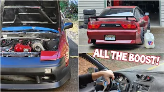 Full Power E85 Test Drives in my Skyline RB25DET Swapped 240SX