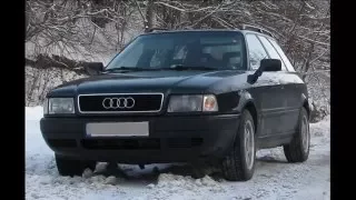 ауди 80 b 4 avant 1.9TDI зимняя поездка