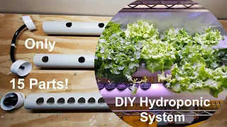 DIY Hydroponic System with 15 Parts (NFT)